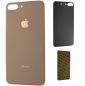 Preview: iPhone 8+ Backcover Glas (Farbwahl) mit Kleber