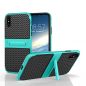 Preview: iPhone X, XS Plastic Bumper with Fiber Carbon TPU Case (Farbwahl)