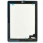 Preview: iPad 2 Glasfront Schwarz mit Touch Screen+Kleinteile-Set
