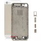 Preview: iPhone 5 Back Cover-Rahmen Gold / Weiß
