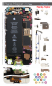 Preview: iPhone 7 Plus bis iPhone 3G Schrauben-Magnet-Vorlagen