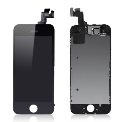 iPhone 5S / SE Display vormontiert Schwarz