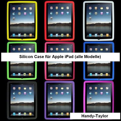 iPad 1 Silicon Case in 6 Farben