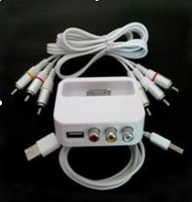 iPhone 3G Dockingstation mit Video-/ Audio-Ausgang