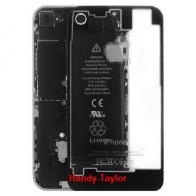 iPhone 4 Back Cover transparent (farbwahl)