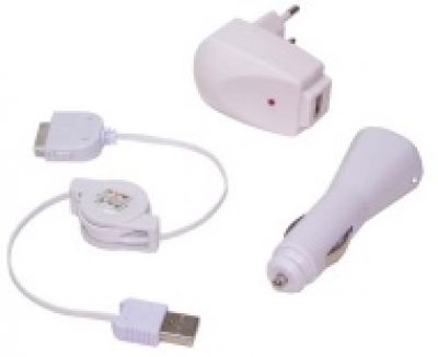 iPhone 4S Ladekabel 3in1