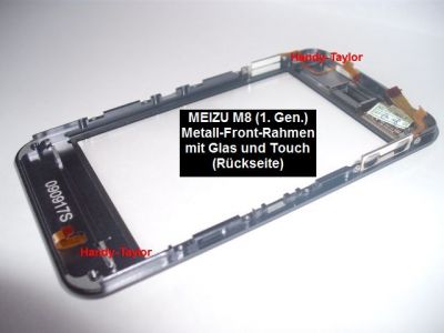 MEIZU M8 Metall-Rahmen mit Glas und Touch (FE / SE)