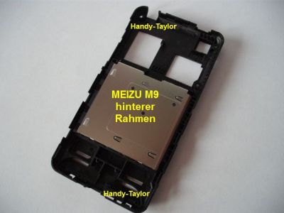 MEIZU M9 hinterer Rahmen Schwarz