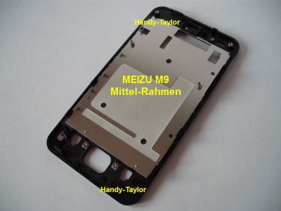 MEIZU M9 Mittel-Rahmen mit Front-Rahmen Schwarz