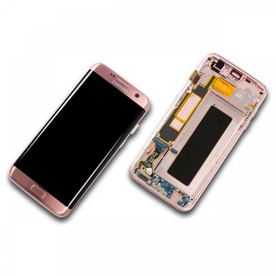Samsung Galaxy S7 EDGE SM-G935F Komplett-Display Rose Gold