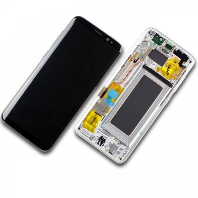 Samsung Galaxy S8 SM-G950F Komplett-Display Silber