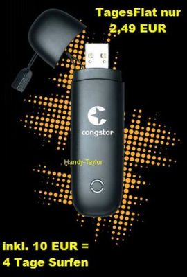 Congstar Internet-Stick ohne SIM-LOCK mit 10 EUR Guthaben