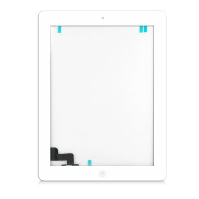 iPad 2 Glasfront Weiß mit Touch Screen+Kleinteile-Set