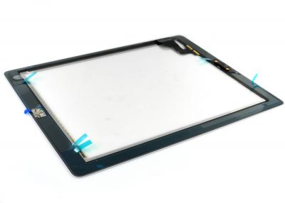 iPad 2 Glasfront Weiß mit Touch Screen+Kleinteile-Set