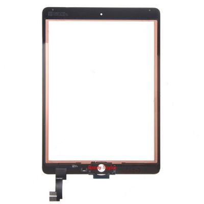 iPad Air 2 Glasfront mit Touch Screen + Kleinteile-Set Schwarz