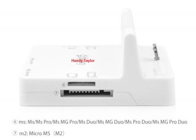 iPhone 6/5 Ladestation mit Kartenleser und 2xUSB