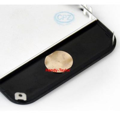iPhone 4 Home-Button im iPhone 5S Look (Schwarz/Gold)