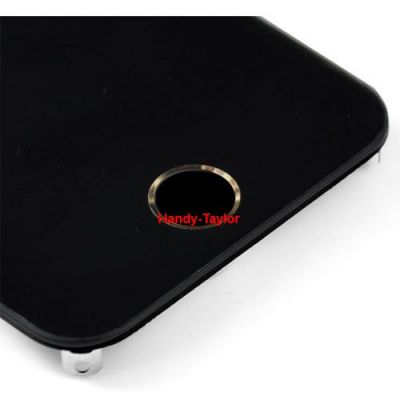iPhone 4 Home-Button im iPhone 5S Look (Schwarz/Gold)