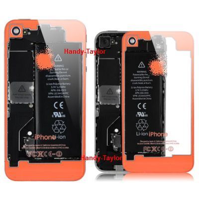 iPhone 4S Back Cover transparent (farbwahl)