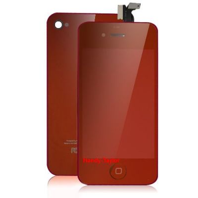iPhone 4S Set Metallic-Rot