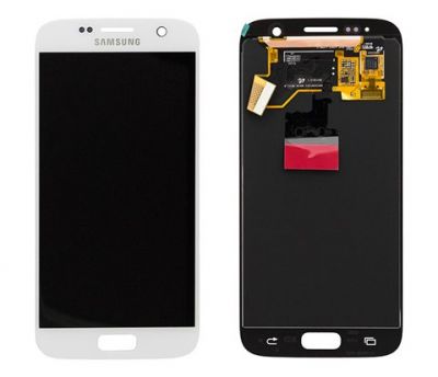 Samsung Galaxy S7 SM-G930F Komplett-Display Weiß
