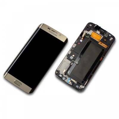 Samsung Galaxy S6 EDGE SM-G925F Komplett-Display Gold