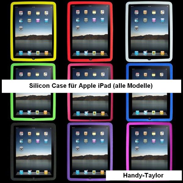 iPad 1 Silicon Case in 6 Farben