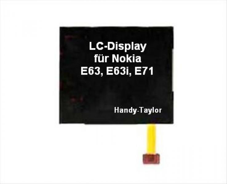 Nokia E63, E63i, E71 LC-Display