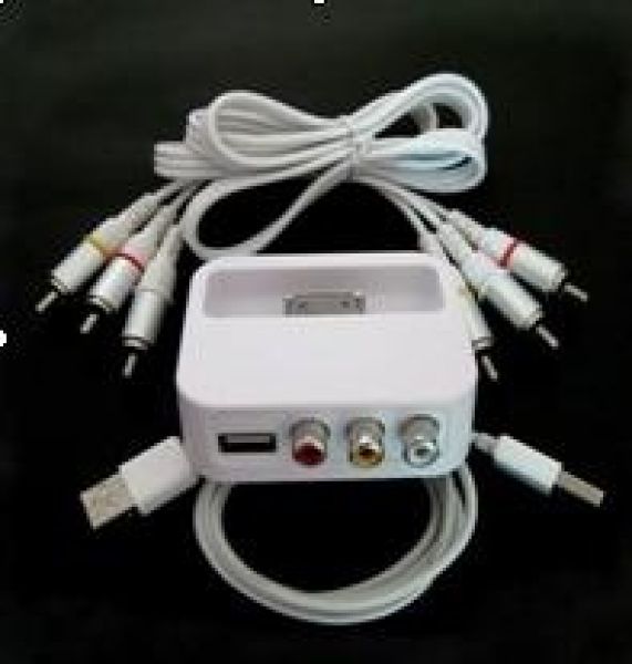 iPhone 3G Dockingstation mit Video-/ Audio-Ausgang