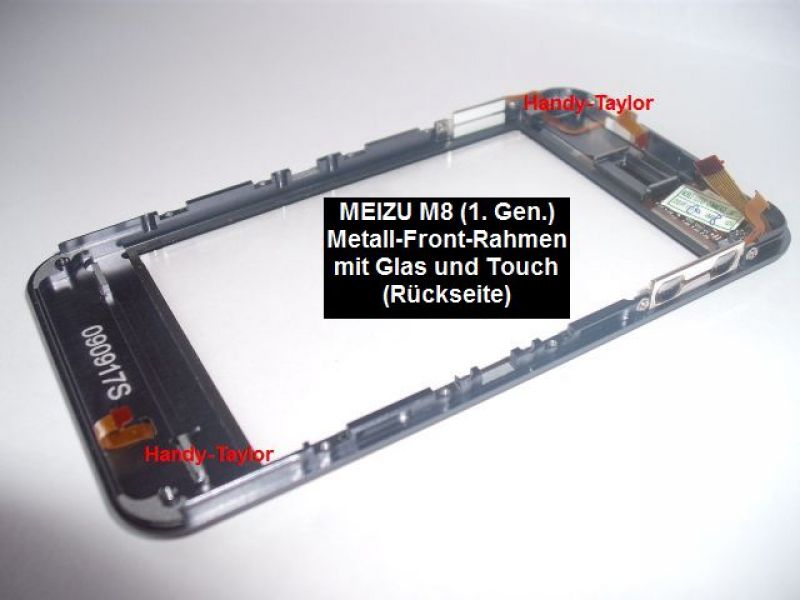 MEIZU M8 Metall-Rahmen mit Glas und Touch (FE / SE)
