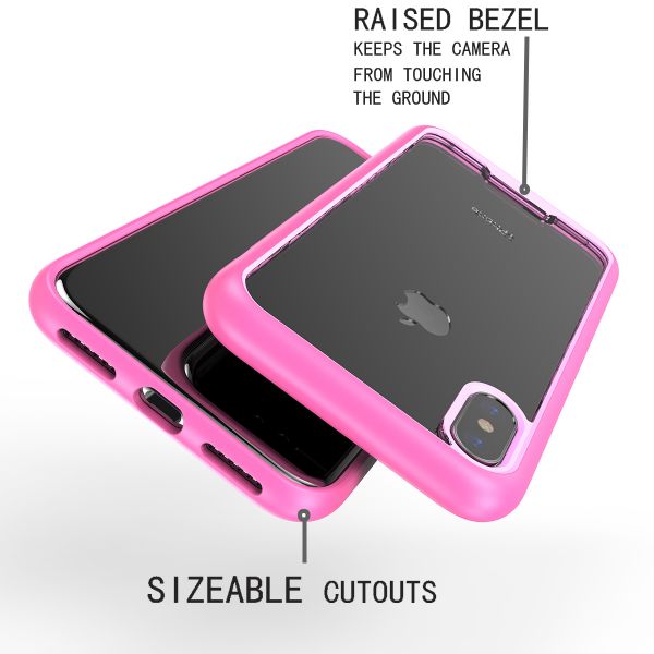 iPhone X, XS TPU Hard PC Back Cover Case (Farbwahl)
