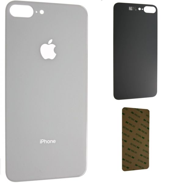 iPhone 8+ Backcover Glas (Farbwahl) mit Kleber