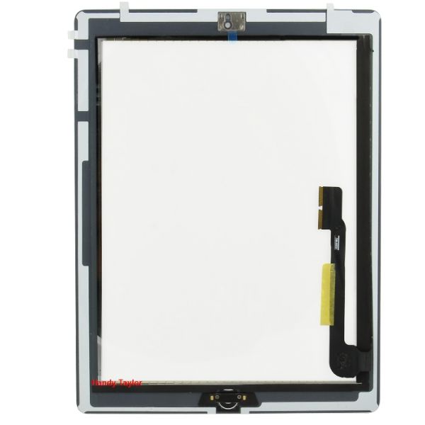 iPad 3 Glasfront mit Touch Screen+Kleinteile-Set (Schwarz/Weiß)