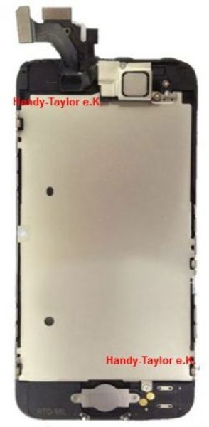 iPhone 5 Display vormontiert Schwarz