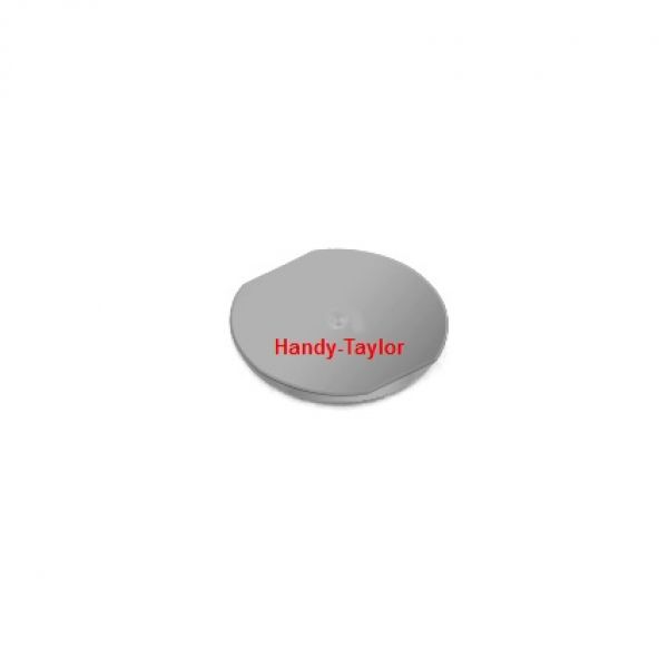 iPhone 4 Metall-Chrome Home-Button (Silber/Weiß)