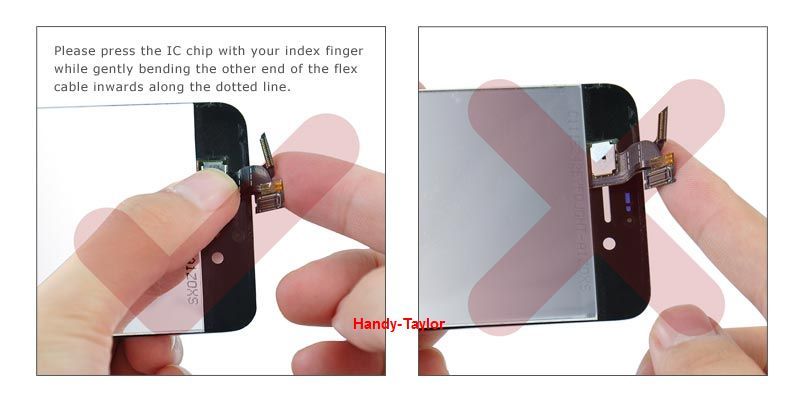 iPhone 4S Set Metallic-Rot
