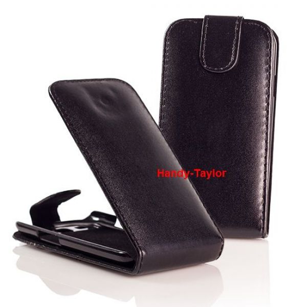 iPhone 5/5S/SE Flipcase / Klapptasche Schwarz