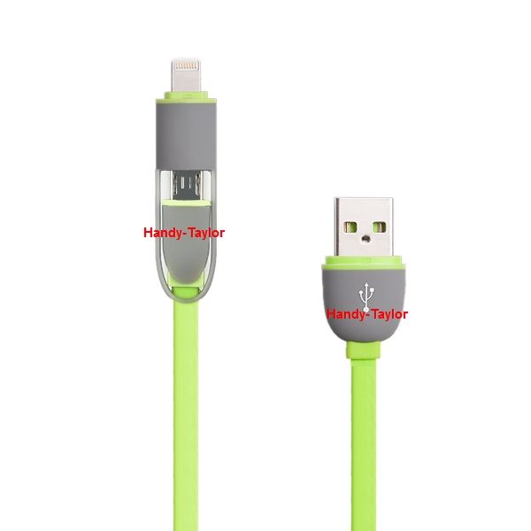 iPhone 6/6 Plus/5S/5 Lightning Stretch Daten-Ladekabel (2 Farben)