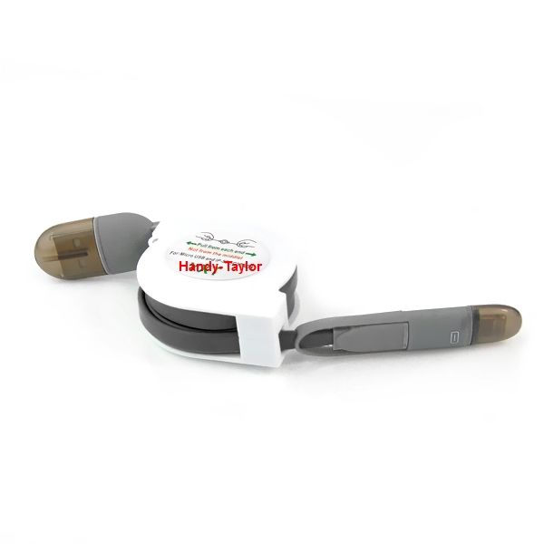 iPhone 6/6 Plus/5S/5 Lightning Stretch Daten-Ladekabel (2 Farben)