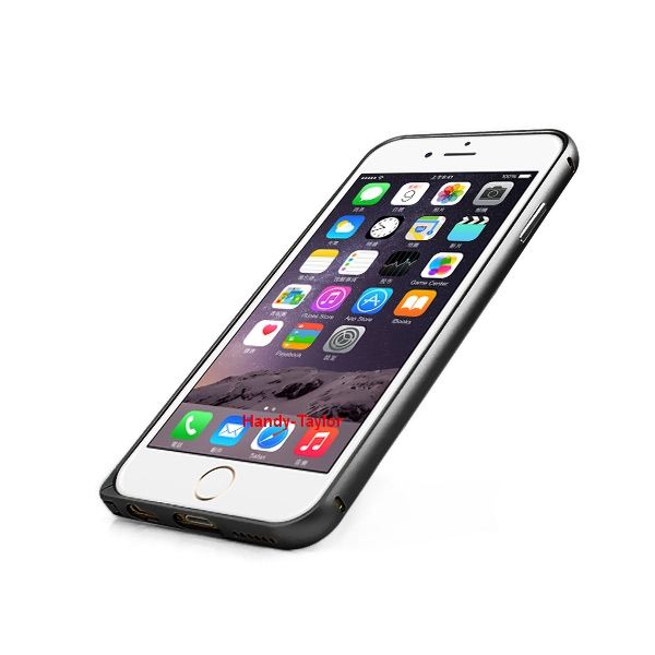 iPhone 6+/6S+ Aluminium Metal Bumper Schwarz