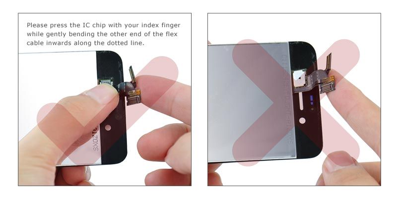 iPhone 4 Set Schwarz (Display+BackCover+Home-Button)