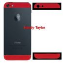 iPhone 5 Back Cover Set Rot (Glas oben/unten)
