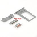 iPhone 5S / SE Button-Set+SIM Tray Space Grau